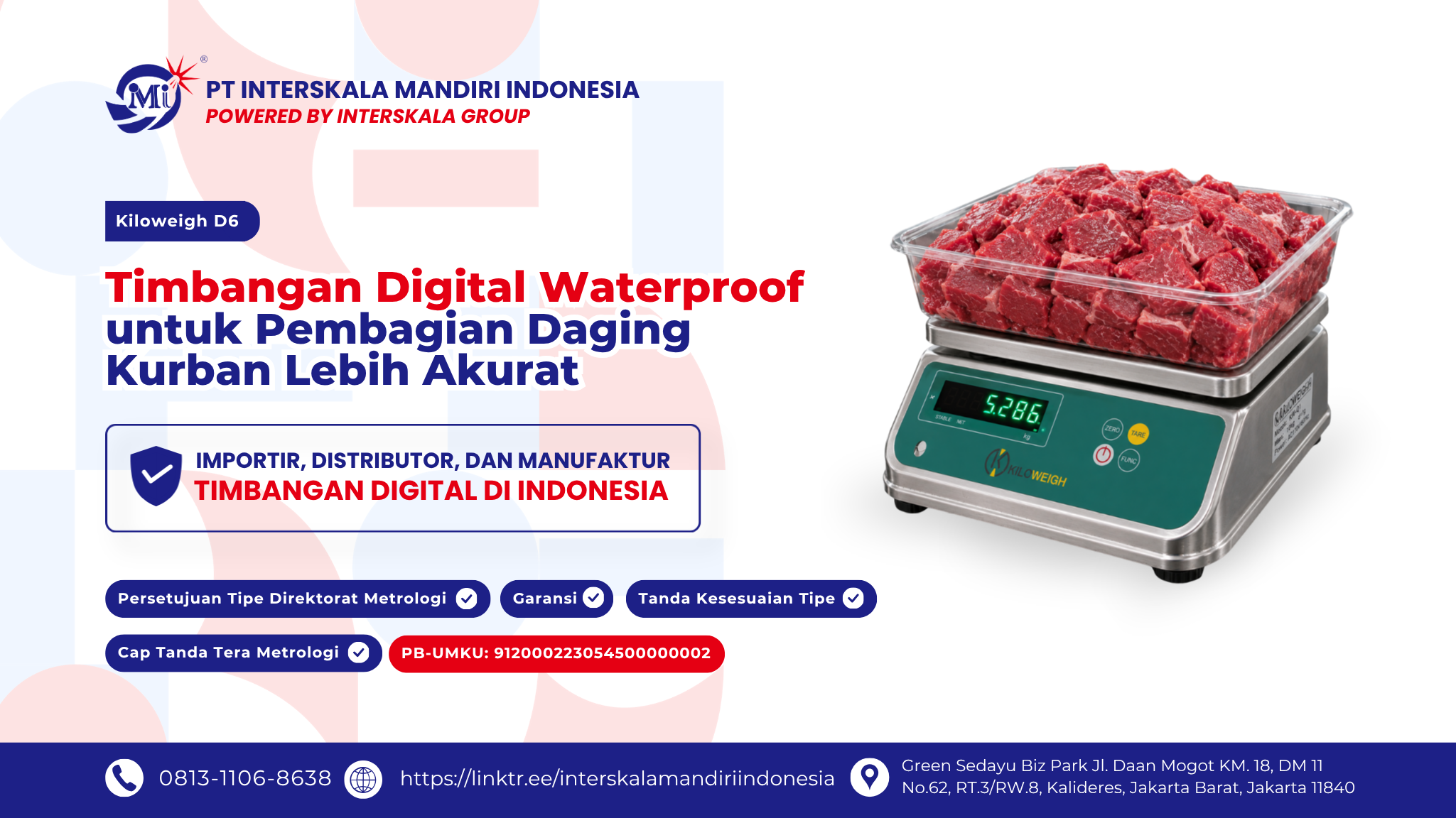 Panitia Kurban Wajib Coba Timbangan Digital Waterproof Kiloweigh D6 Agar Pembagian Daging Kurban Lebih Akurat