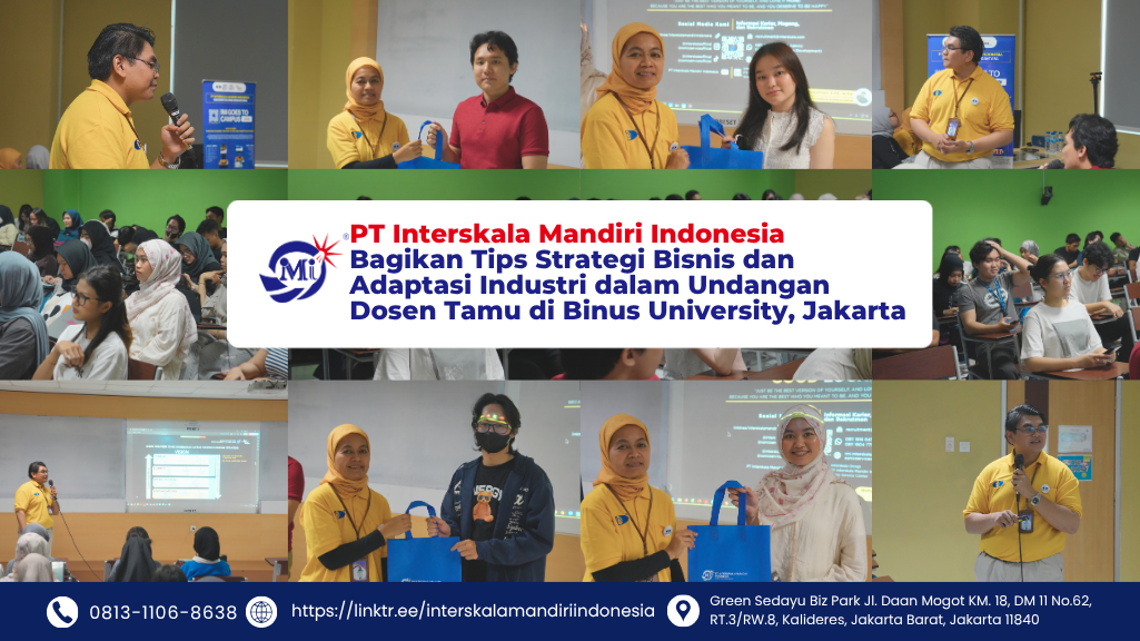 PT Interskala Mandiri Indonesia Bagikan Tips Strategi Bisnis dan Adaptasi Industri dalam Undangan Dosen Tamu di Binus University, Jakarta